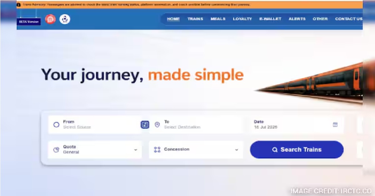 IRCTC Launches New Ticket Booking Website: Check Key Features