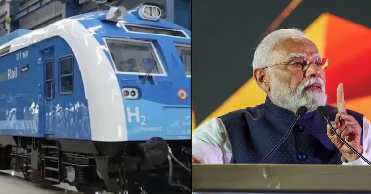 PM Modi To Launch India's First Hydrogen-Powered Train From Haryana Tomorrow