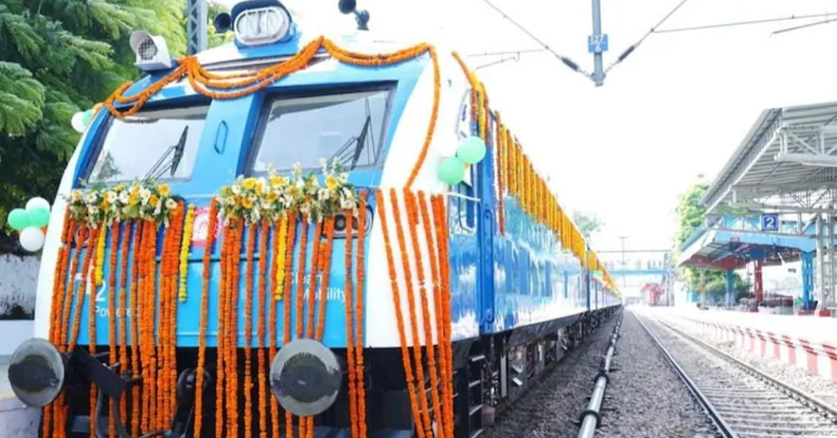 India Gets Its 1st Hydrogen-Powered Train, Will Run On 89 Km Route In Haryana