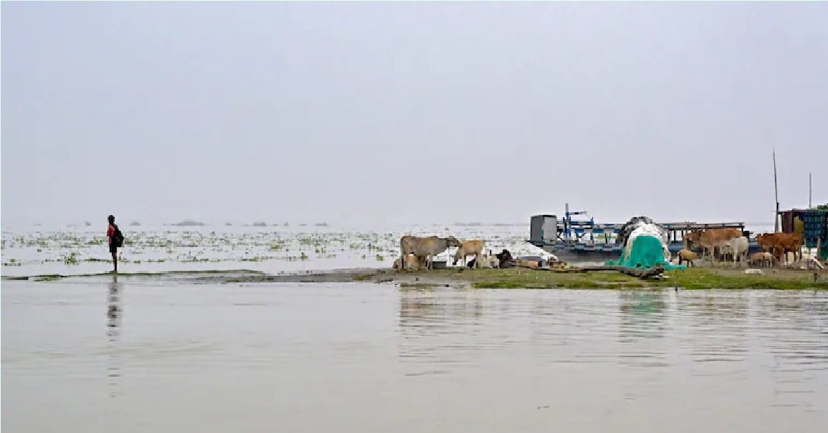 Railway Tracks Washed Away, Severely Damaged Amid Assam Floods