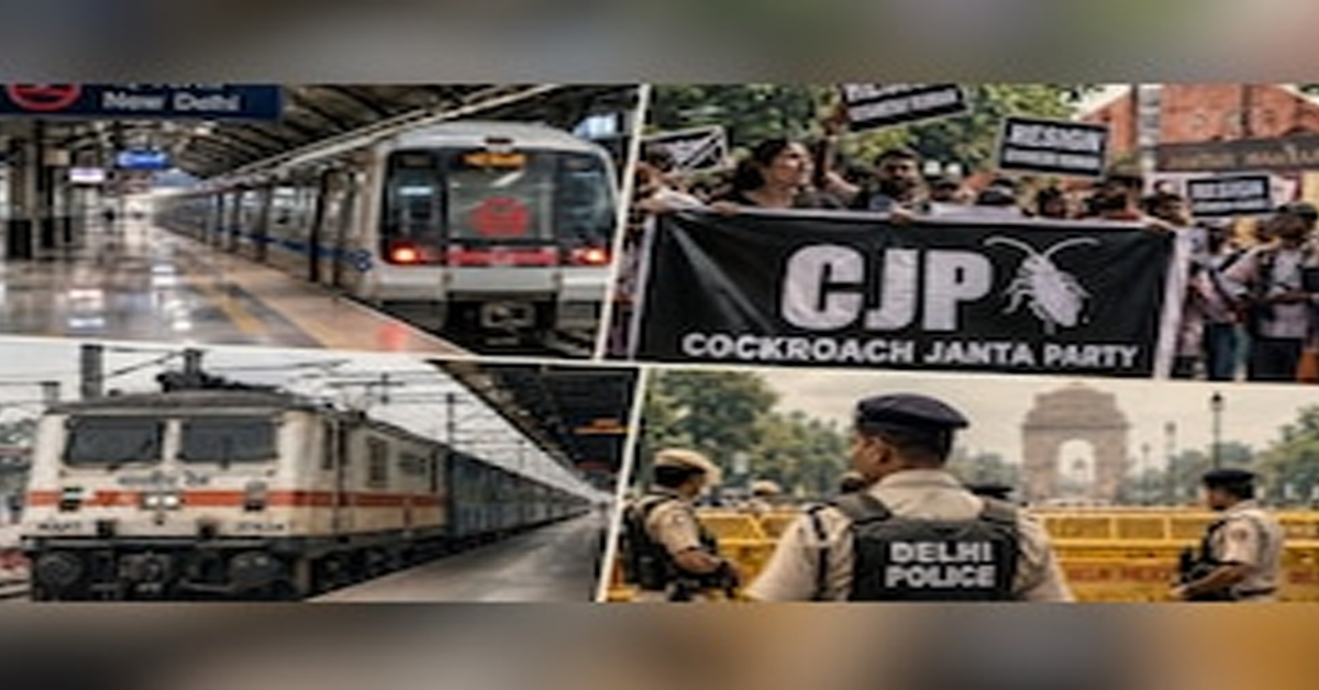 Delhi Braces For CJP Protest: Metro Curbs, Trains Cancelled, 23,000 Cops