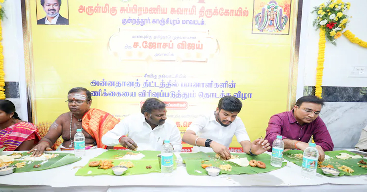 Tamil Nadu Expands Free Temple Meals Scheme, Benefiting 5 Lakh Devotees