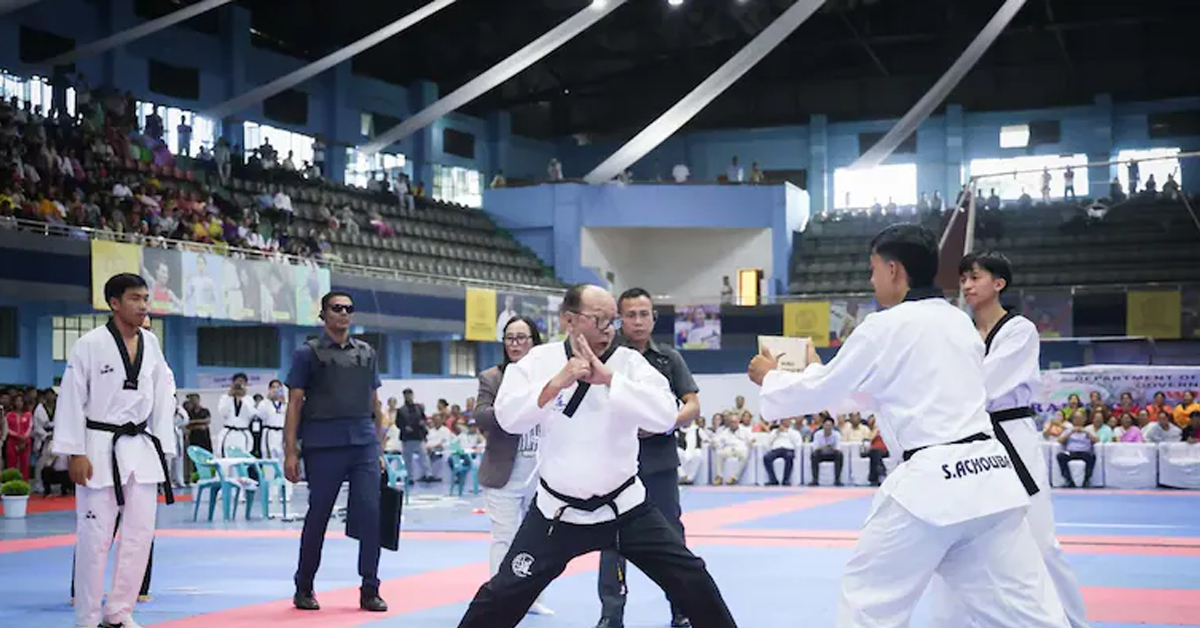 Manipur Chief Minister Shows Taekwondo Skills, Gets Key Grand Master Title