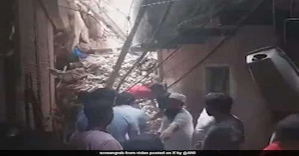 2 Dead As 3-Storey Building Collapses In Delhi's Welcome Area