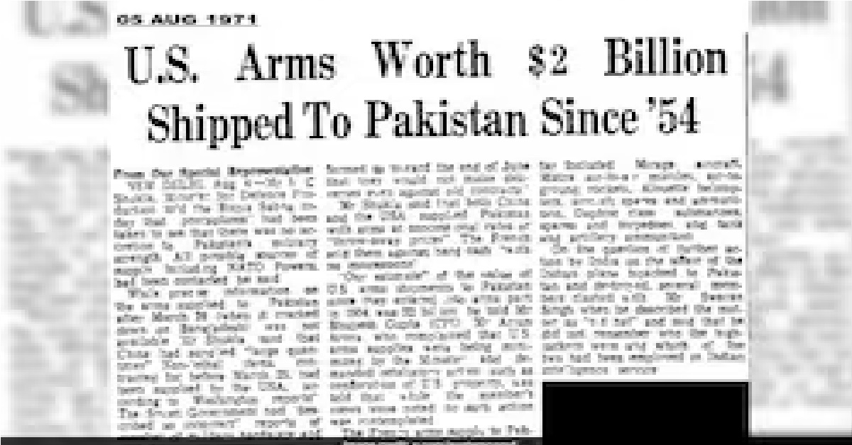 With 1971 Newspaper Post, Indian Army's Dig At US Over Support To Pakistan