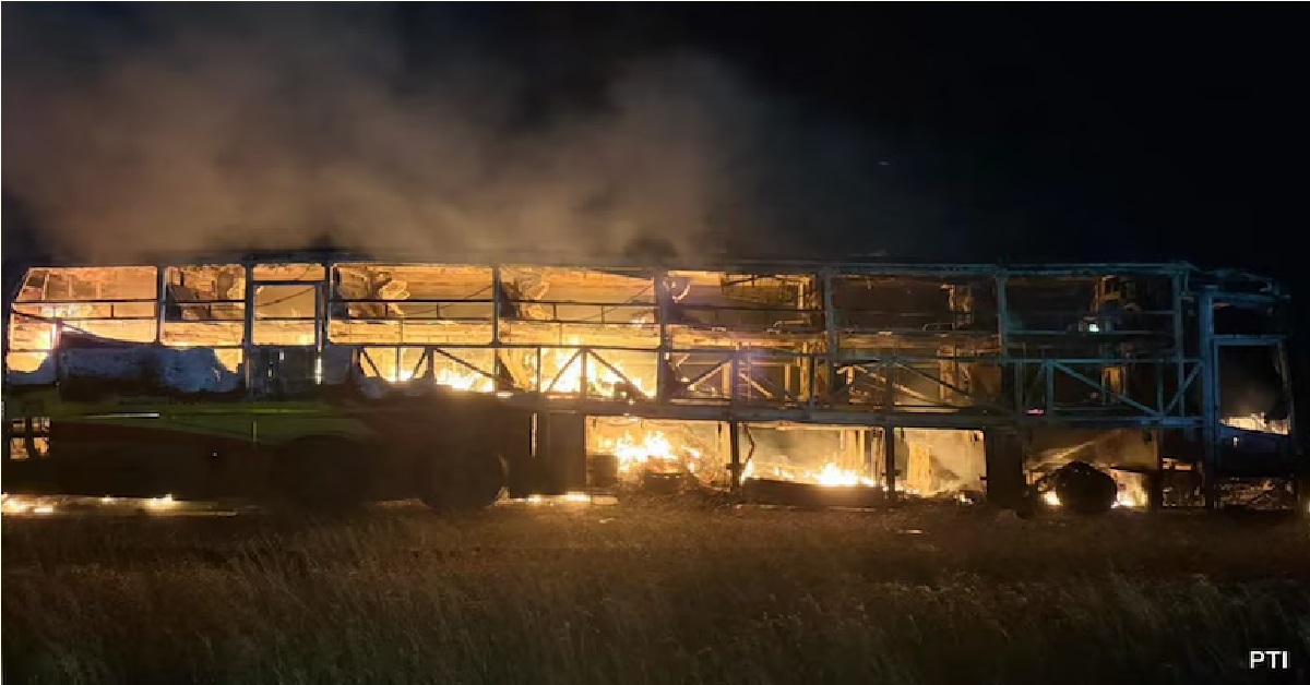 Hyderabad-Bengaluru Bus Crash Revives Memories Of Deadly 2013 Accident