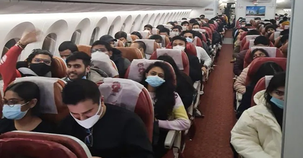 "Good To Be Home": Indians Flown Back From Ukraine By Special Air India Flight