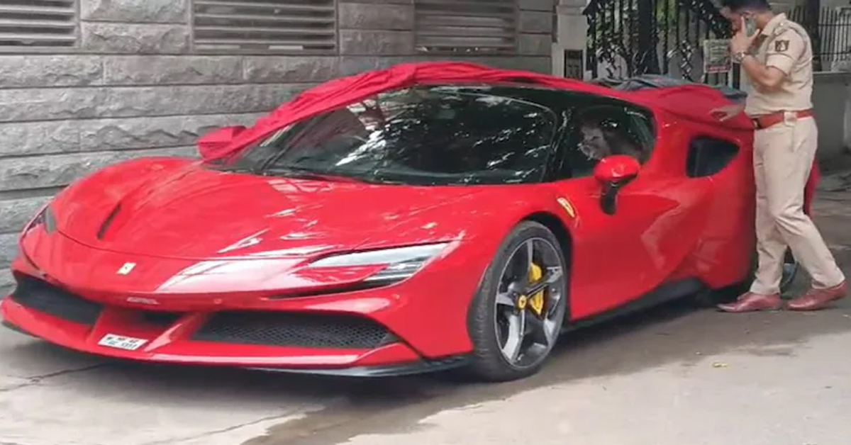 Bengaluru Man Bought A 7.5 Crore Ferrari And Tried To Dodge Tax Officials