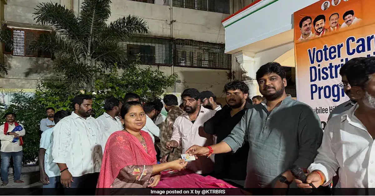 Leader Charged For Distributing Voter IDs Is Congress' Pick For Telangana Bypoll