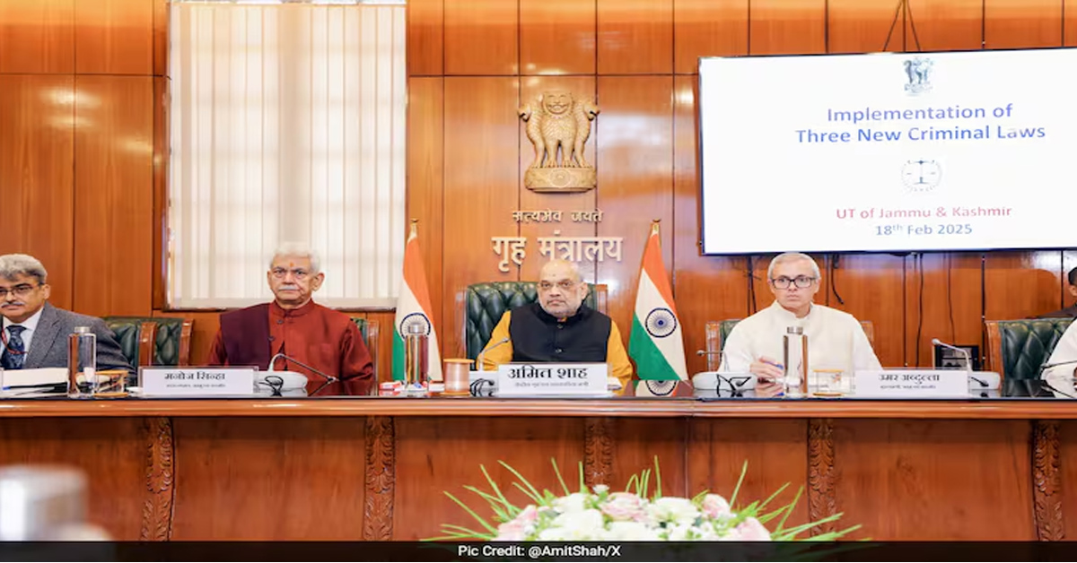 Ensure Full Implementation Of New Criminal Laws In J&K By April: Amit Shah